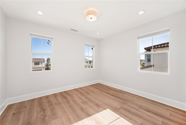 13428 Silver Sky Rd, Rancho Cucamonga, CA 91739 - empty room featuring light wood-style floors and recessed lighting