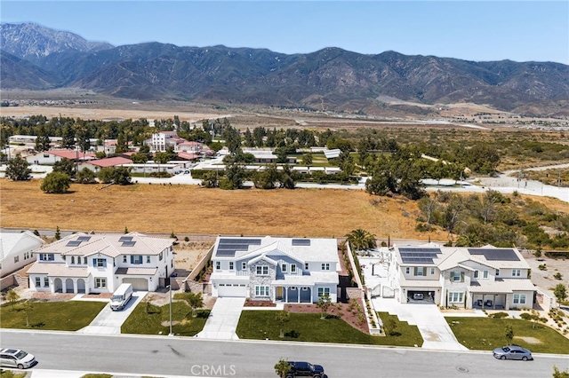 13428 Silver Sky Rd, Rancho Cucamonga, CA 91739 - aerial view of residential area featuring a mountainous background