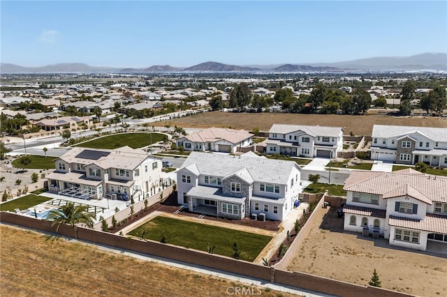 13428 Silver Sky Rd, Rancho Cucamonga, CA 91739 - aerial view of residential area featuring a mountainous background