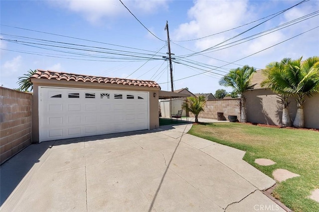 2118 W 84th St, Los Angeles, CA 90047 - view of detached garage