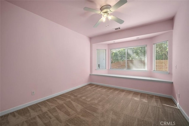 7105 Rayar Rd, Atascadero, CA 93422 - unfurnished room featuring carpet floors and ceiling fan