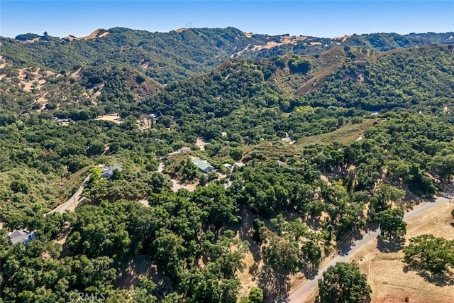 7105 Rayar Rd, Atascadero, CA 93422 - view of mountain background featuring a heavily wooded area