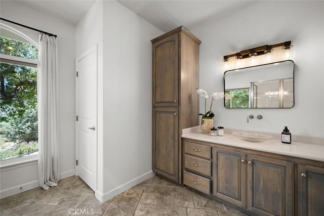 7105 Rayar Rd, Atascadero, CA 93422 - full bath with plenty of natural light and vanity