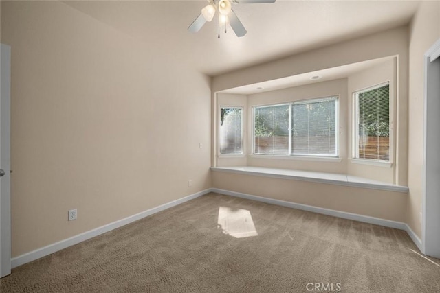 7105 Rayar Rd, Atascadero, CA 93422 - unfurnished room with carpet flooring and a ceiling fan