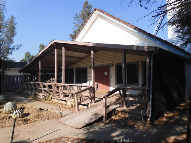 17216 Cedar Way, Clearlake Oaks, CA 95423 - view of front of home featuring a tile roof