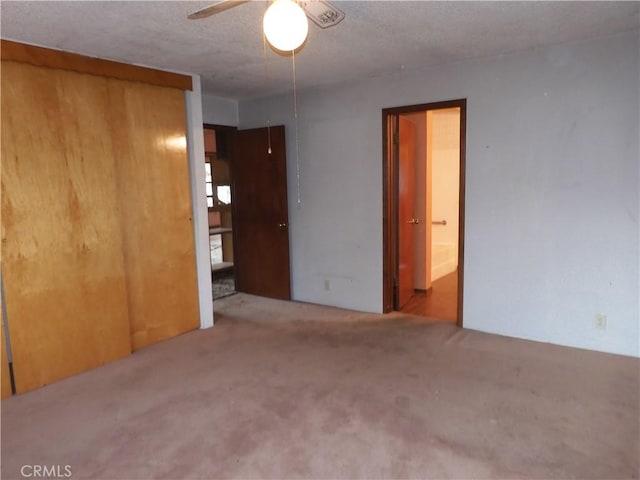 17216 Cedar Way, Clearlake Oaks, CA 95423 - carpeted spare room with ceiling fan and a textured ceiling