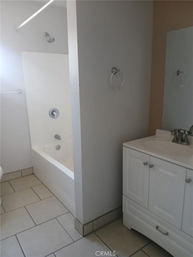 612 China Grade Loop, Bakersfield, CA 93308 - bathroom featuring vanity, tile patterned floors, and shower / bath combination