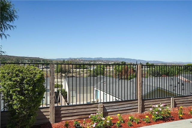 20128 Shadow Island Dr, Canyon Country, CA 91351 - gate with a mountain view