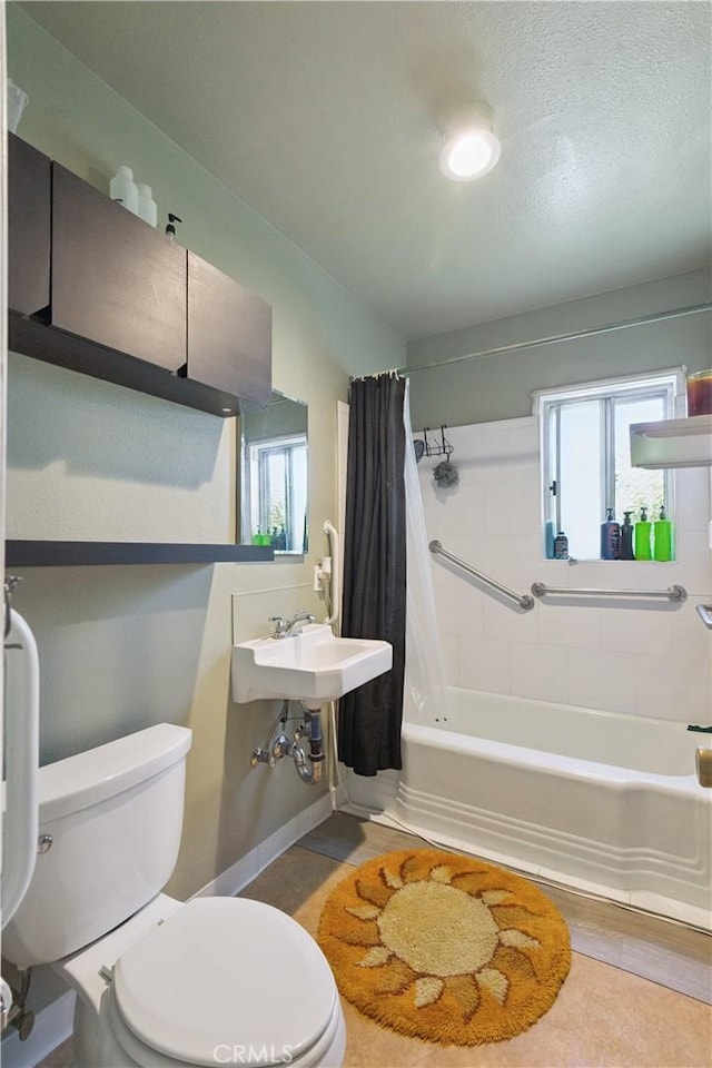 2008 W 166th St, Torrance, CA 90504 - full bath with toilet and shower / bath combo with shower curtain
