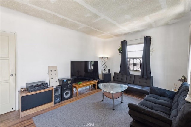 2008 W 166th St, Torrance, CA 90504 - living area featuring wood finished floors and a textured ceiling