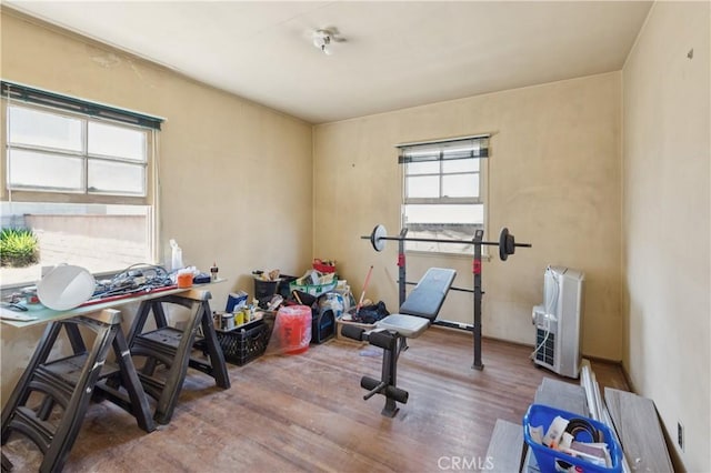 2008 W 166th St, Torrance, CA 90504 - workout area featuring wood finished floors