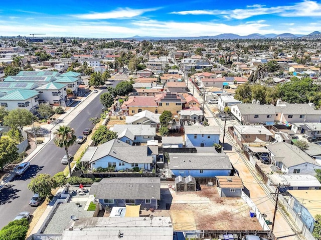 3721 Chamoune Ave, San Diego, CA 92105 - aerial perspective of suburban area featuring mountains