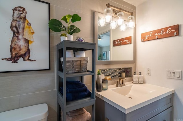 3721 Chamoune Ave, San Diego, CA 92105 - bathroom featuring vanity and tasteful backsplash