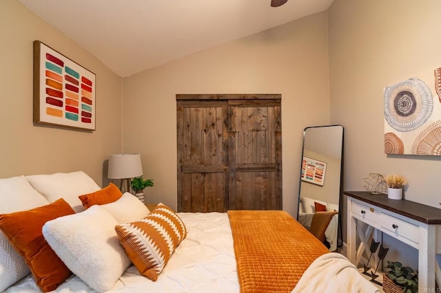 3721 Chamoune Ave, San Diego, CA 92105 - bedroom with lofted ceiling