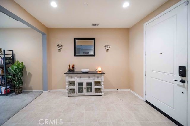 30106 Stargazer Way, Menifee, CA 92584 - foyer with baseboards and recessed lighting
