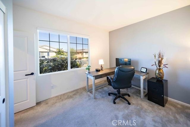 30106 Stargazer Way, Menifee, CA 92584 - carpeted office space featuring baseboards