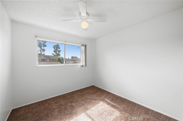 11903 Oertly Cir, Garden Grove, CA 92840 - carpeted spare room with a ceiling fan and a textured ceiling