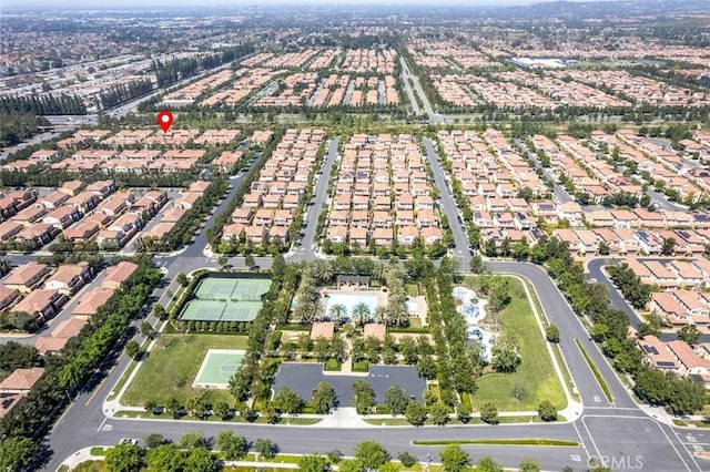 111 Thornhurst, Irvine, CA 92620 - aerial view of property's location featuring nearby suburban area