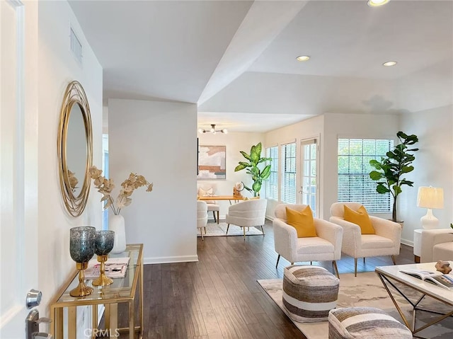 23 Thunder Trl Unit 12, Irvine, CA 92614 - living room featuring dark wood-type flooring and recessed lighting
