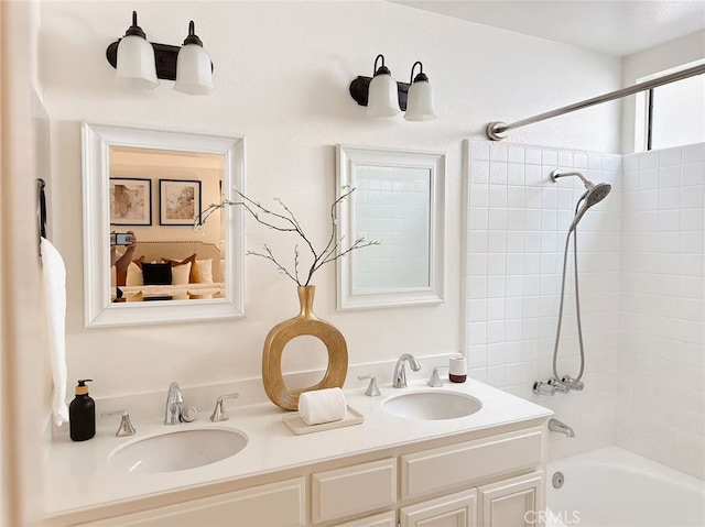23 Thunder Trl Unit 12, Irvine, CA 92614 - full bathroom with double vanity and shower / bathtub combination