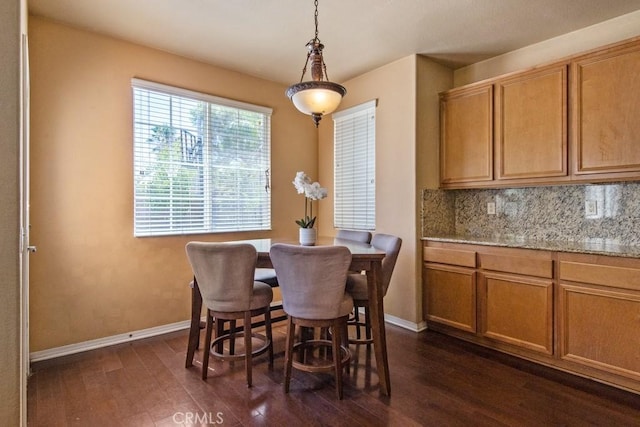 53085 Memorial St, Lake Elsinore, CA 92532 - dining area featuring dark wood-style flooring