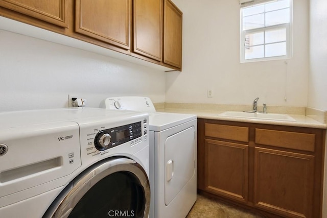 53085 Memorial St, Lake Elsinore, CA 92532 - washroom with washer and clothes dryer and cabinet space