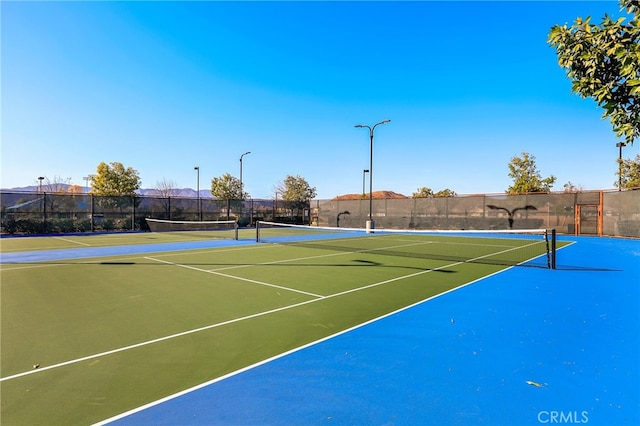 53085 Memorial St, Lake Elsinore, CA 92532 - view of tennis court with community basketball court