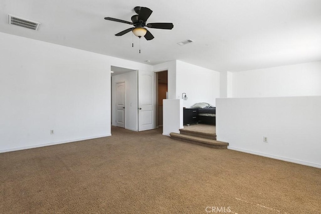 53085 Memorial St, Lake Elsinore, CA 92532 - empty room featuring carpet and ceiling fan