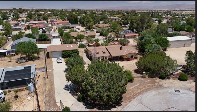 16520 Adelia St, Hesperia, CA 92345 - aerial perspective of suburban area featuring a mountainous background