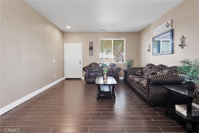 13695 Mesa Linda Ave, Victorville, CA 92392 - living area with wood tiled floors and recessed lighting
