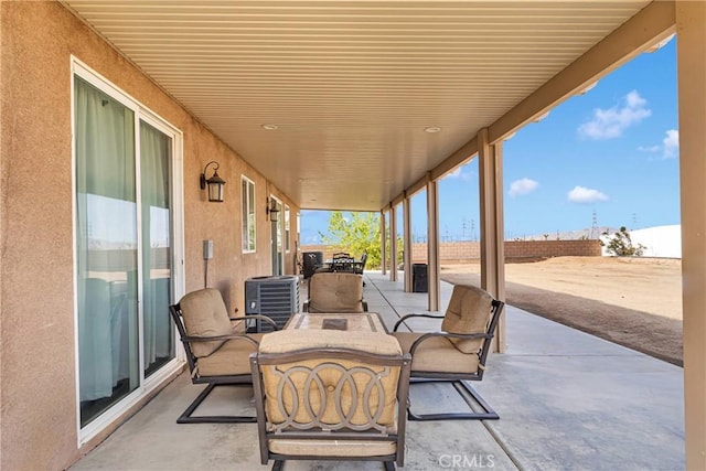 13695 Mesa Linda Ave, Victorville, CA 92392 - view of patio / terrace with outdoor dining space