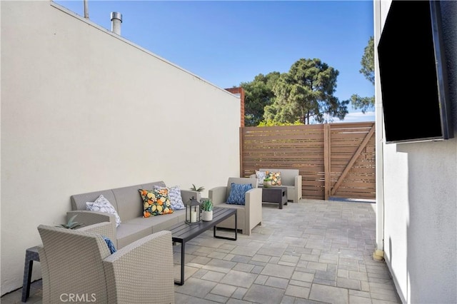 5042 Olympic Dr, Los Alamitos, CA 90720 - view of patio featuring outdoor lounge area