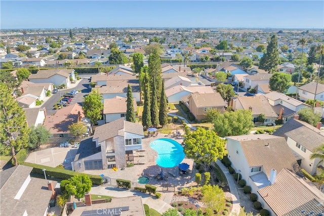5042 Olympic Dr, Los Alamitos, CA 90720 - aerial view of residential area with a pool area