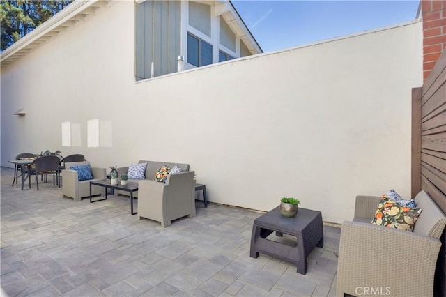 5042 Olympic Dr, Los Alamitos, CA 90720 - view of patio / terrace with an outdoor living space and outdoor dining space