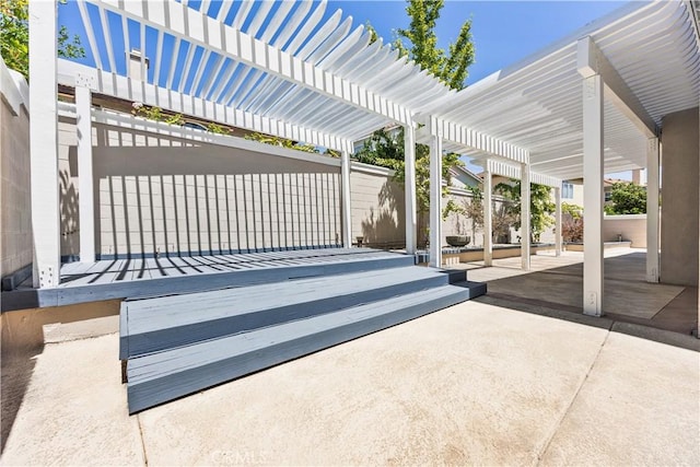 7020 Julie Ln, San Gabriel, CA 91775 - view of patio featuring a pergola