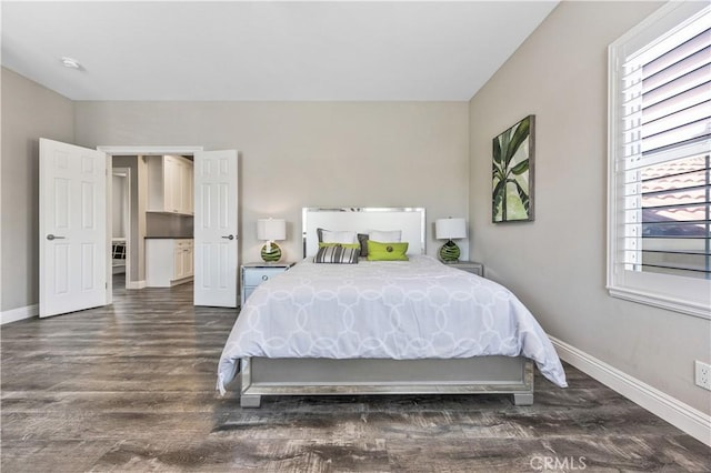 7020 Julie Ln, San Gabriel, CA 91775 - bedroom with dark wood-style flooring