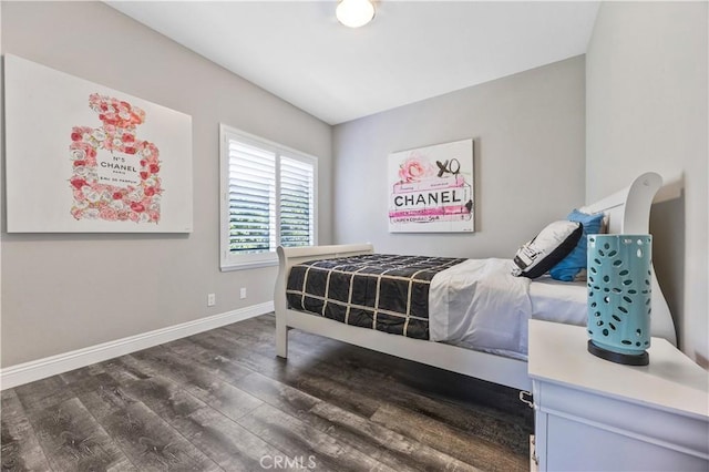 7020 Julie Ln, San Gabriel, CA 91775 - bedroom with dark wood-style flooring and baseboards