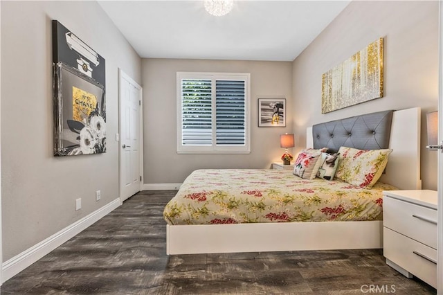 7020 Julie Ln, San Gabriel, CA 91775 - bedroom featuring baseboards and dark wood finished floors