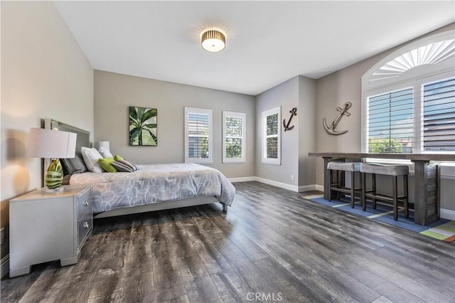 7020 Julie Ln, San Gabriel, CA 91775 - bedroom featuring dark wood-style floors and baseboards