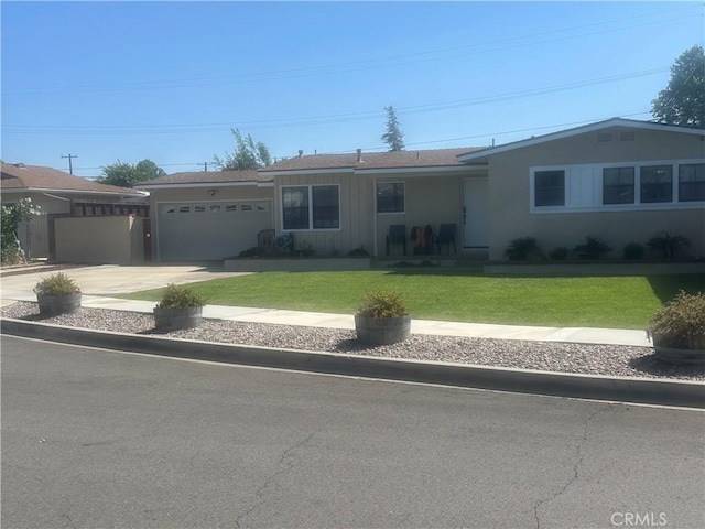 1024 W Pine St, West Covina, CA 91790 - single story home with driveway, an attached garage, and a front lawn