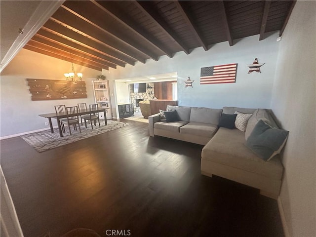 1024 W Pine St, West Covina, CA 91790 - living area with a chandelier and wood finished floors