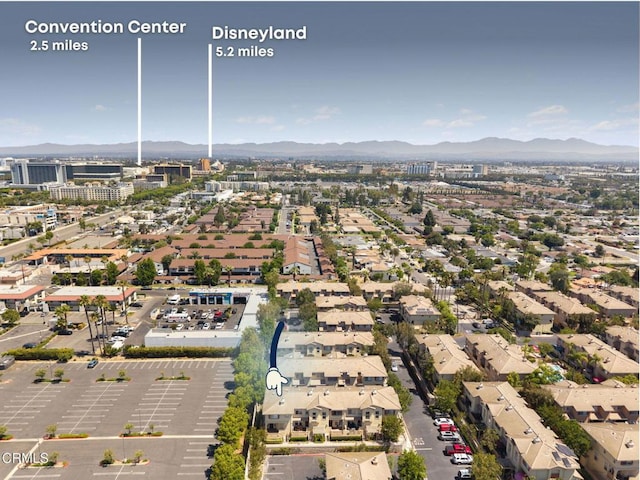489 W Summerfield Cir, Anaheim, CA 92802 - bird's eye view of a mountainous background