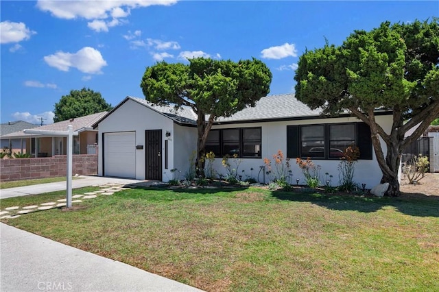 6032 Coke Ave, Long Beach, CA 90805 - ranch-style home with a garage, stucco siding, and driveway