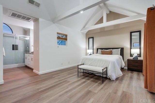 11033 Scripps Ranch Blvd, San Diego, CA 92131 - bedroom featuring baseboards and light wood-style flooring