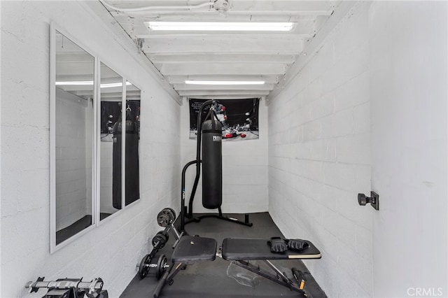 31675 Via Pato, Coto De Caza, CA 92679 - exercise room with concrete block wall