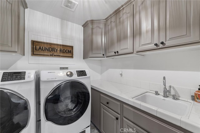 31675 Via Pato, Coto De Caza, CA 92679 - laundry room with separate washer and dryer and cabinet space