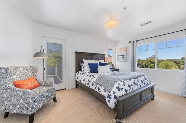 31675 Via Pato, Coto De Caza, CA 92679 - bedroom with carpet and access to exterior