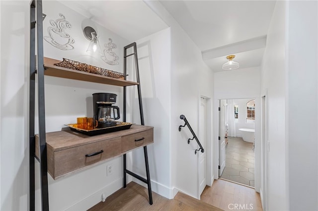 31675 Via Pato, Coto De Caza, CA 92679 - hallway featuring light wood-type flooring