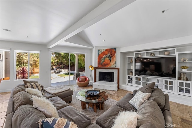 31675 Via Pato, Coto De Caza, CA 92679 - living room with built in shelves and a fireplace with raised hearth