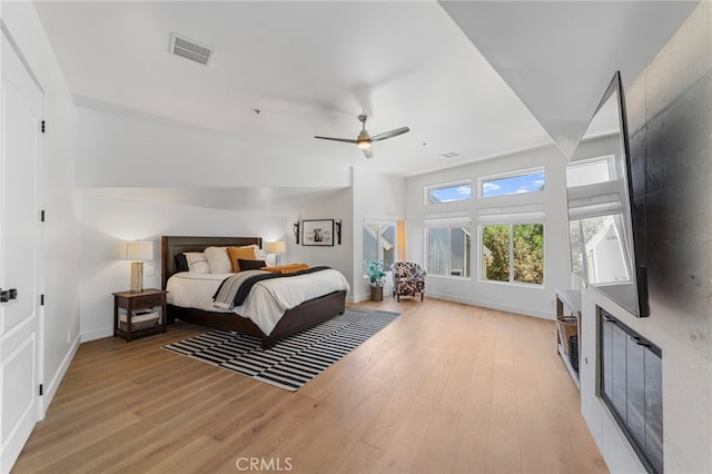 31675 Via Pato, Coto De Caza, CA 92679 - bedroom featuring light wood finished floors and a ceiling fan